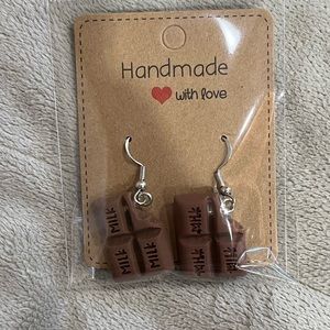 Chocolate 🍫 Bar Earrings !